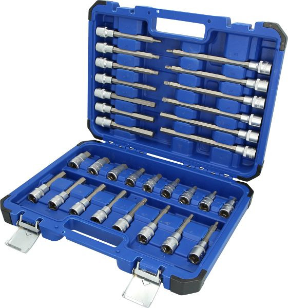 Brilliant Tools Jeu de douilles 1/2", 30 pièces, profil à six pans creux, BT022030