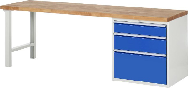 Etabli RAU série 7000 - modèle 7608, L2500 x P700 x H890 mm, 13-7608A1-257B4M.11