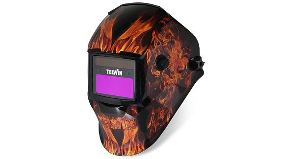 Casque automatique Telwin STREAM FLAME MMA/MIG-MAG/WIG HELMET, 804235