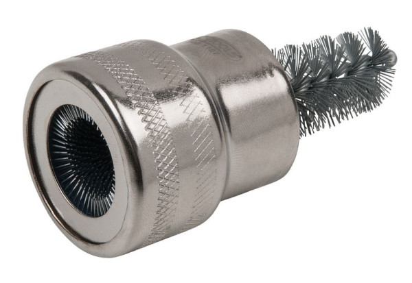 Brosse de nettoyage des pôles et bornes de batterie KS Tools, 120 mm, 700.1197