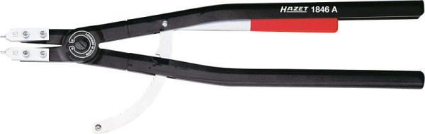 Pince pour circlips Hazet, surface : revêtement par poudre, longueur : 545 mm, pièce de rechange : 1846B-05/2, 1846A-05/2, accessoires : 1846A-05/2, 1846B-05/2, 1846A-5