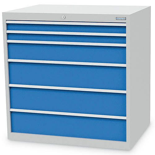 Armoire à tiroirs Bedrunka+Hirth, profondeur 736 mm, R 36-24, nombre de tiroirs : 6, dimensions en mm (LxPxH) : 1005 x 736 x 1019, 100/0213V10