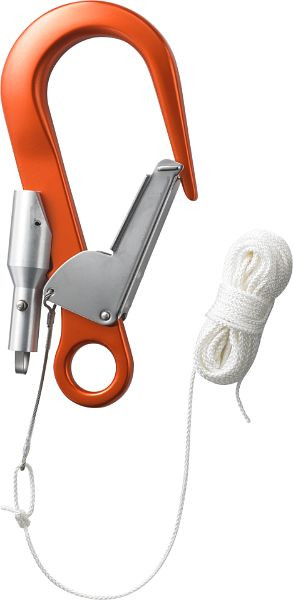 Mousqueton Skylotec avec raccord pour tige télescopique FS 90 AL TELESKOP, aluminium, oeil, 20 kN, H-015-KUP