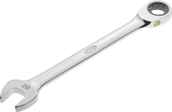 Clé mixte à cliquet VIGOR, longue, profil à six pans extérieurs, profil à double six pans extérieur, 22 mm, V4962