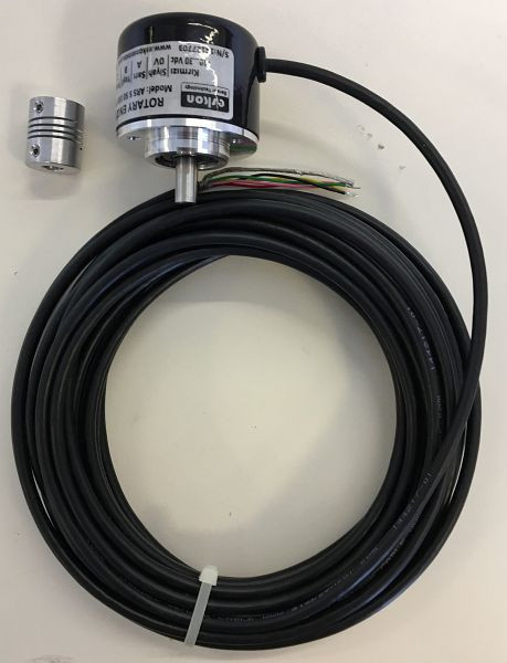 Encodeur rotatif ELMAG pour cisaille guillotine GMR, 9804021