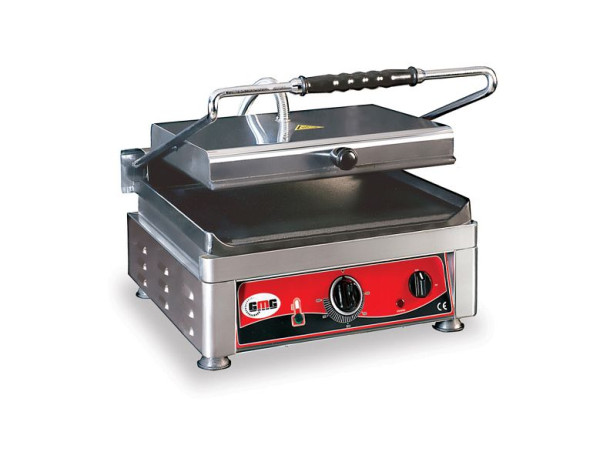 Grille de contact GMG - lisse en haut / lisse en bas, surface de cuisson : 25 x 25 cm, KG2525GG