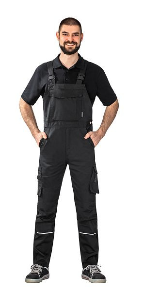 Salopette homme Planam Norit, noir/noir, taille 60, 6520060