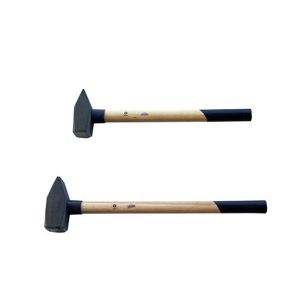 VaGo-Tools Jeu de 2 marteaux de serrurier manche en hickory 3/4 kg marteau masse, 233-803/804 chacun 1_wv