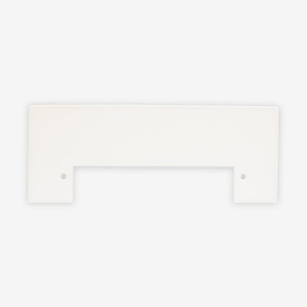 Cache-cadre HKW pour buse de balayage de base - plastique, blanc, 10006