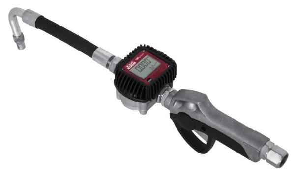 Buse de carburant ZUWA pour huiles avec compteur numérique K400 flexible, débit max 1-30 l/min, 131801