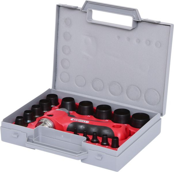 KS Tools jeu de poinçons annulaires, 16 pièces, 129.0100