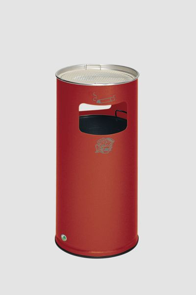 Collecteur de déchets VAR / cendrier H 70K, rouge, 3051