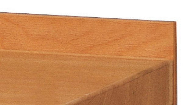 ANKE roll bar; 1500 x 90 x 14 mm; en multiplex de hêtre; pour plan d'établi 1500 mm, 901.816
