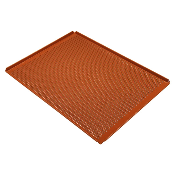 Schneider tôle aluminium perforée 300 x 400 x 10 mm 4 faces 45°, revêtement antiadhésif à base de silicone, 381022