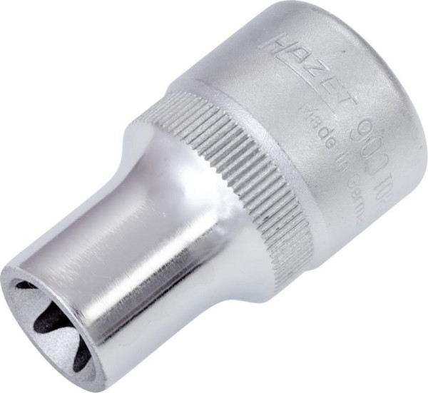 Insert pour clé à douille Hazet TORX®, carré creux 12,5 mm (1/2 pouce), profil extérieur TORX®, E12, 900-E12
