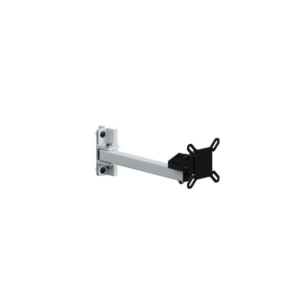 Bras pivotant SOFAME pour écrans max. 27 pouces, monobloc long L 290 mm, gris clair RAL 7035, W010080313GC