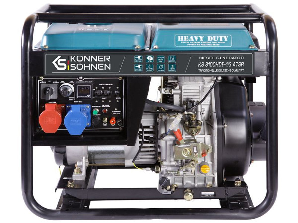 Générateur diesel Könner & Söhnen (EURO V), 230, 6,5 kW, KS 8100HDE