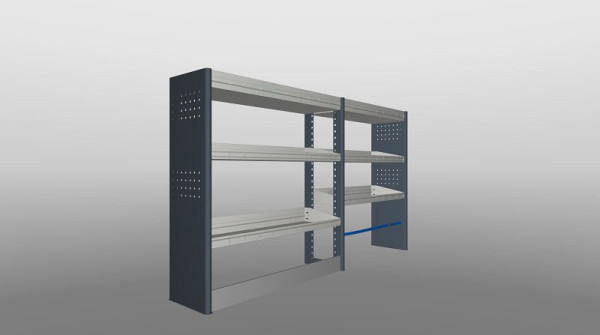 Solution d'équipement embarqué Plastipol-Scheu Profi-Line, module 1145 x 1990 x 310 mm, PL 704