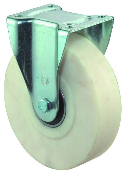 BS Rolls Roulette robuste, roulette fixe, largeur de roue 55 mm, Ø roue 200 mm, capacité de charge 1250 kg, polyamide moulé, roulement à billes, L610.B16.200