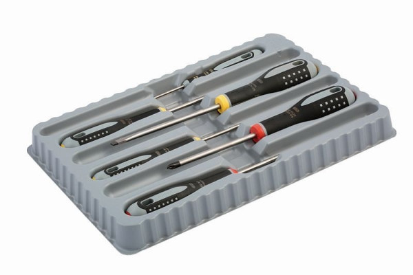 Jeu de tournevis Bahco Ergo™, 6 pièces, fente+PH, BE-9881