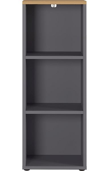 GERMANIA GW-AGENDA étagère de classement 4230 graphite/imitation chêne Grandson, largeur 45 cm, 4230-564