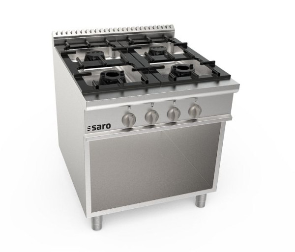 Saro cuisinière à gaz base ouverte 4 brûleurs LQ, 423-8005