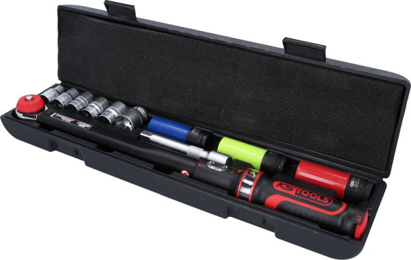 KS Tools 1/2"ERGOTORQUEjeu de clés dynamométriques de précision, 20-200Nm, 11 pièces, 516.2400