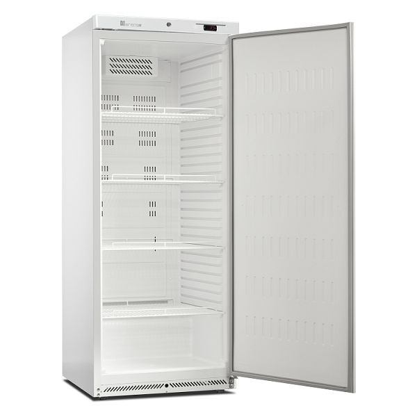Réfrigérateur Marecos GN 2/1 en acier blanc série 600, refroidissement statique avec ventilateur, 221.101