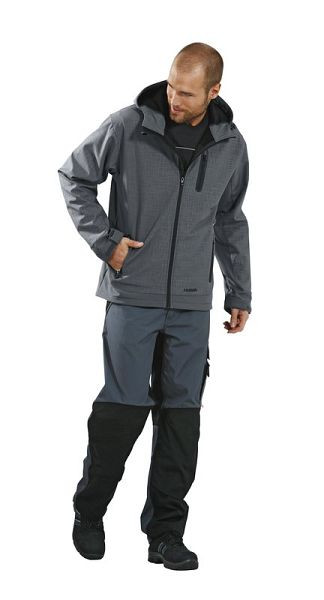 Veste softshell Planam Outdoor Cube, ardoise, taille L, 3701052