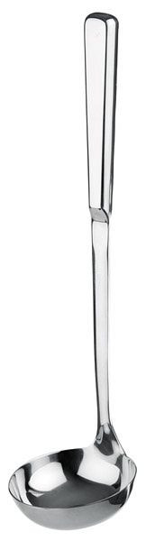 Louche à soupe APS, Ø 7 cm, longueur : 28 cm, 0,06 litre, acier inoxydable, poli, -CLASSIC-, 75907