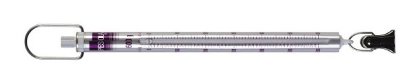 Balance à ressort PESOLA 600g, graduation 5g, ligne Medio, violette, avec pince, 40600