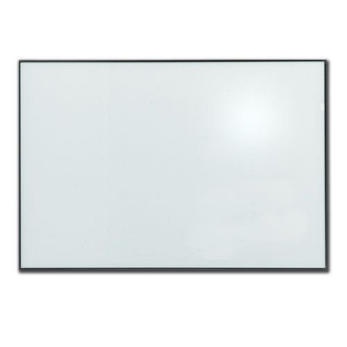 Tableau blanc en verre Twinco, 900 x 600 mm, cadre noir, 5621-2