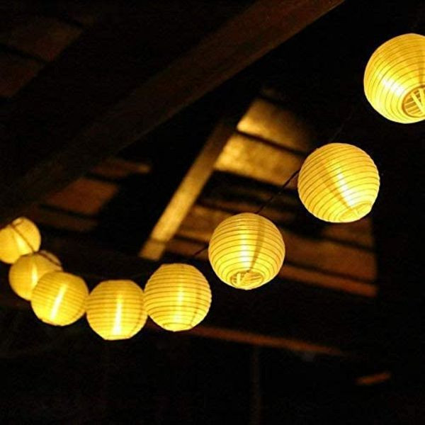 Chaîne lumineuse solaire Salcar extérieur 10m lanterne LED éclairage solaire étanche, 921002