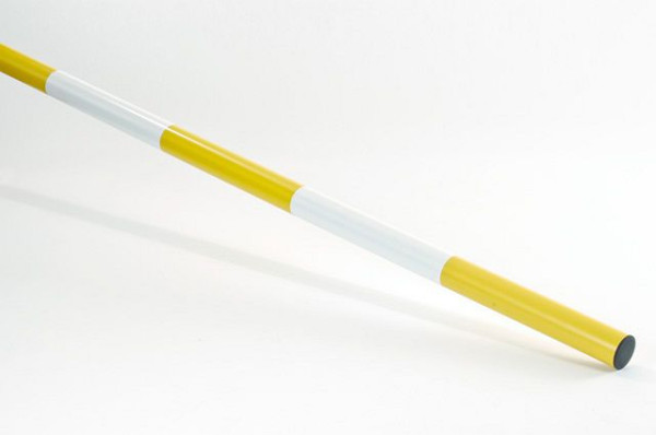 Barre d'obstacle Growi en plastique, couleur : jaune/blanc, 10092768
