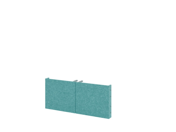 Portes en feutre Hammerbacher FlexWall 80 cm, 1 OH, TO, turquoise, VFWA18/U/TO