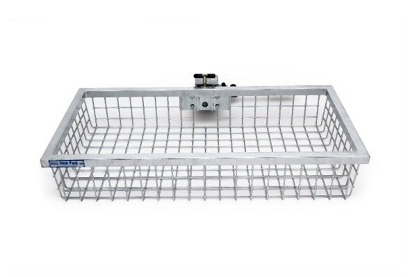 Porte-bagages arrière Optimal, abaissable avec blocage rapide, dimensions 1000 x 500 x 175 mm, 991353