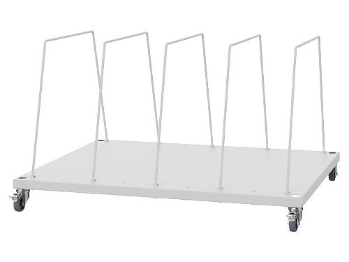 Chariot en carton Bedrunka+Hirth avec support de maintien, dimensions en mm (LxPxH) : 900 x 650 x 515, PTFBXXXXXMLL50