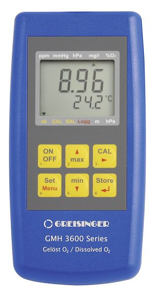 Oxymètre Greisinger GMH 3611-GL sans accessoires, 606310
