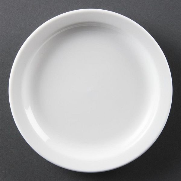 OLYMPIA assiette blanche à rebord étroit 15cm, UE: 12 pièces, CB486