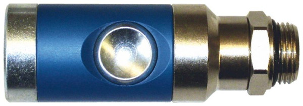 Raccord de sécurité ELMAG AG 3/8', avec bouton-poussoir et joint tournant DN 7, 4, 46257