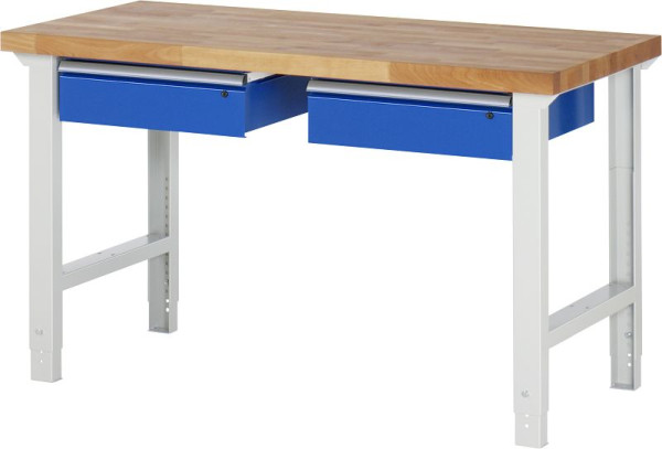 Etabli RAU série 7000 - modèle 7002-1, L1500 x P700 x H790-1140 mm, 03-7002A1-157B4H.11