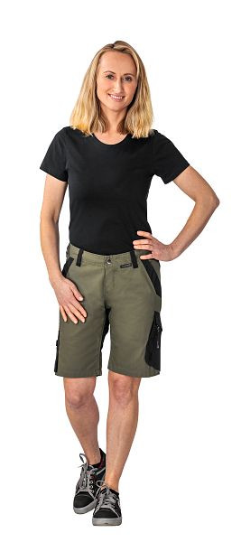 Planam Norit short femme, olive/noir, taille S, 6465044