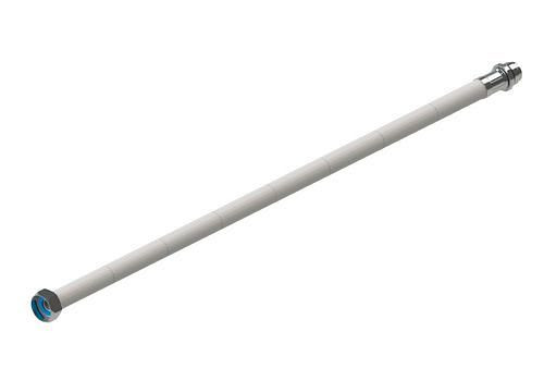 Tuyau B-SAFETY pour douche corporelle, longueur 700 mm, accès écrou-raccord G1" droit avec joint plat, 306276