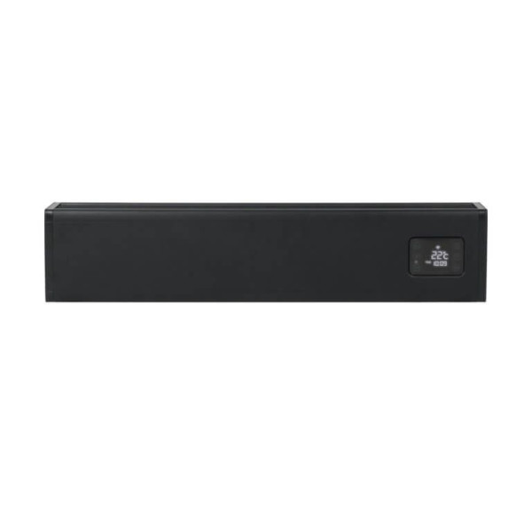 Convecteur Eurom Alutherm Plinthe 1000 noir, 361179