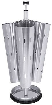 Porte-parapluies Contacto en acier inoxydable pour 4 parapluies, 1610/730