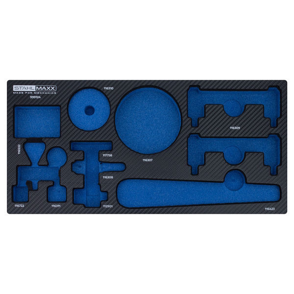Insert en mousse Stahlmaxx 1/3 comme VAG pour code moteur AUK, BAR et autres, XXL-999124S