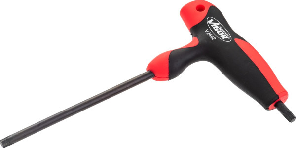 Tournevis VIGOR TORX à poignée en T, profil TORX interne, T40, V2482