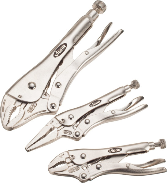 Jeu de pinces à grip VIGOR, nombre d'outils : 3, V1808