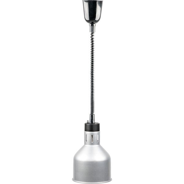 Lampe chauffante pour plafond Stalgast, argent, 0,25 kW, Ø 173 mm, BB0104001
