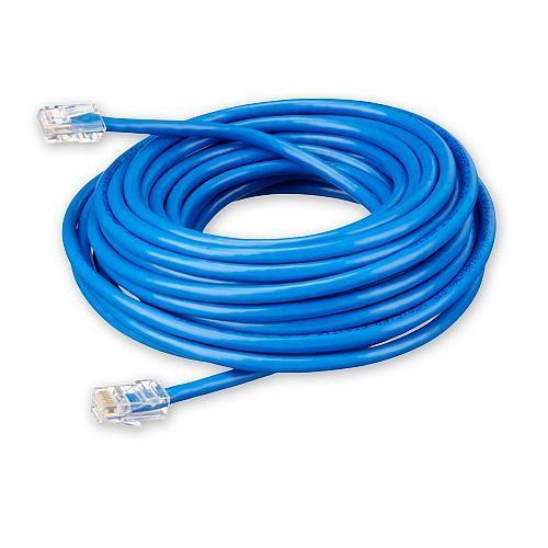 Câble Victron Energy RJ45 UTP, 20 m, pour la connexion de la commande d'onduleur Phoenix ou de l'interface VE MK2b, 8-67-009175, ASS030065030